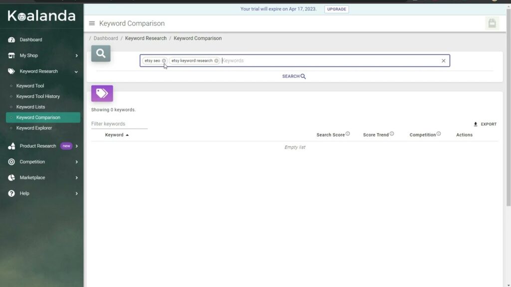 Koalanda - Etsy Keyword Research Tool Review